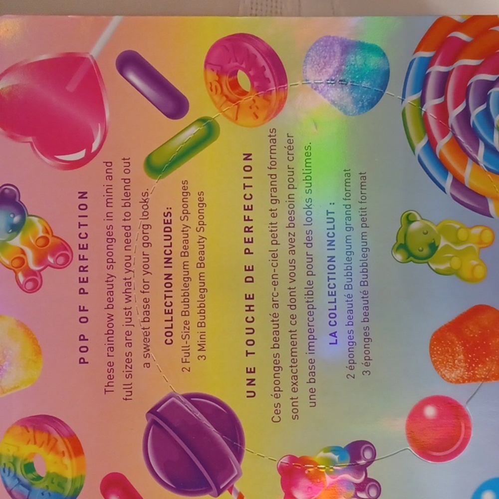 Morphe Lisa Frank Treat Me Sweet Sponge Set - - Picture 2 of 2